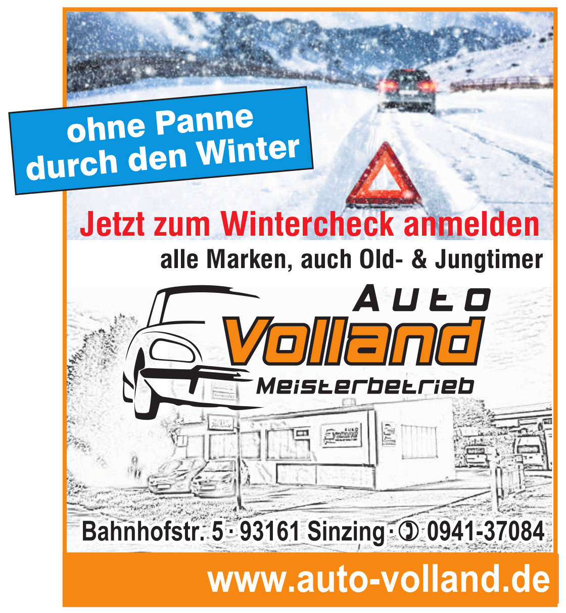 Auto Volland Anzeige Wintercheck